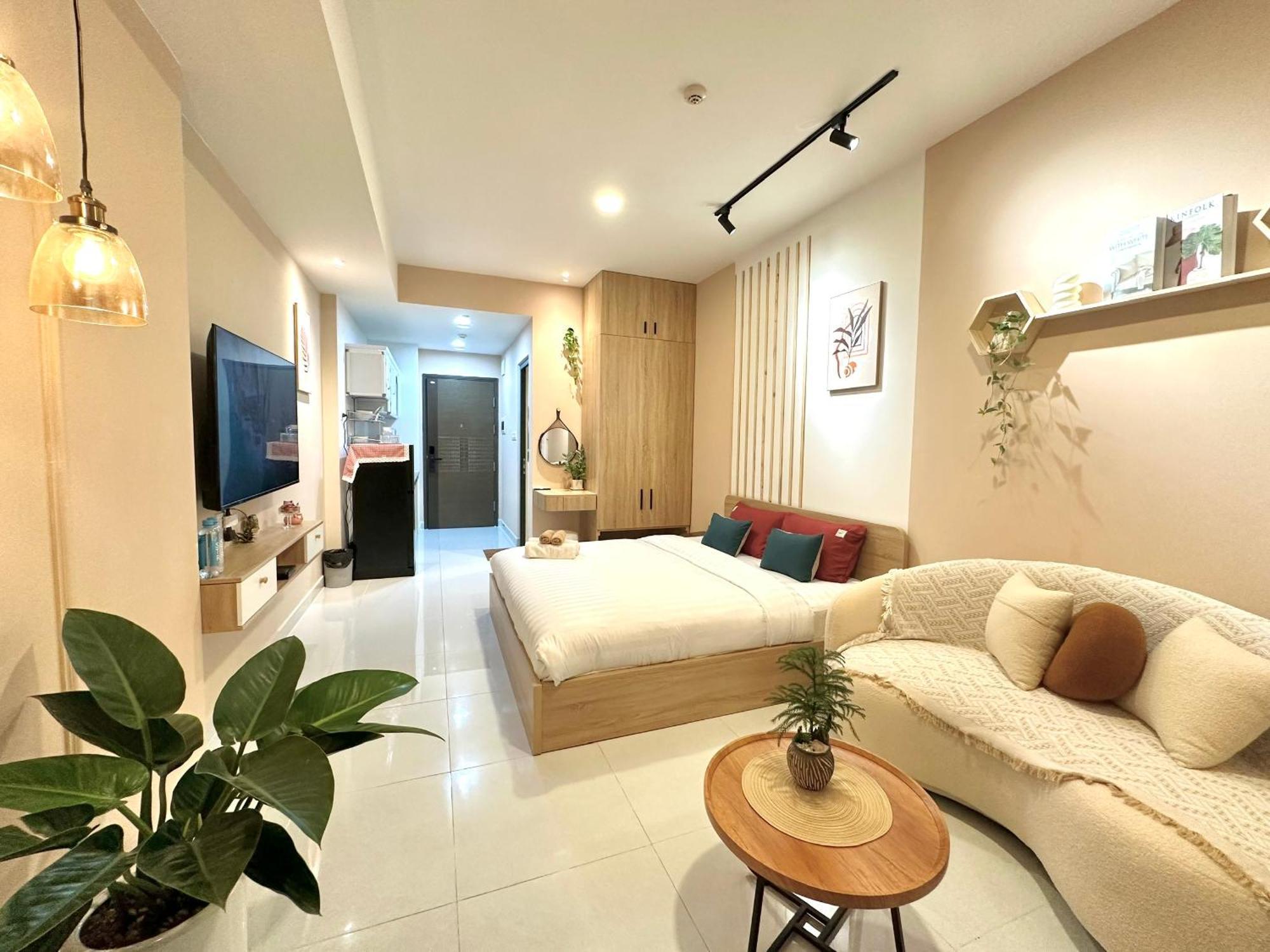 Căn hộ Doha Homes Soho #studio Luxury-1bed-lau Cao-moi *