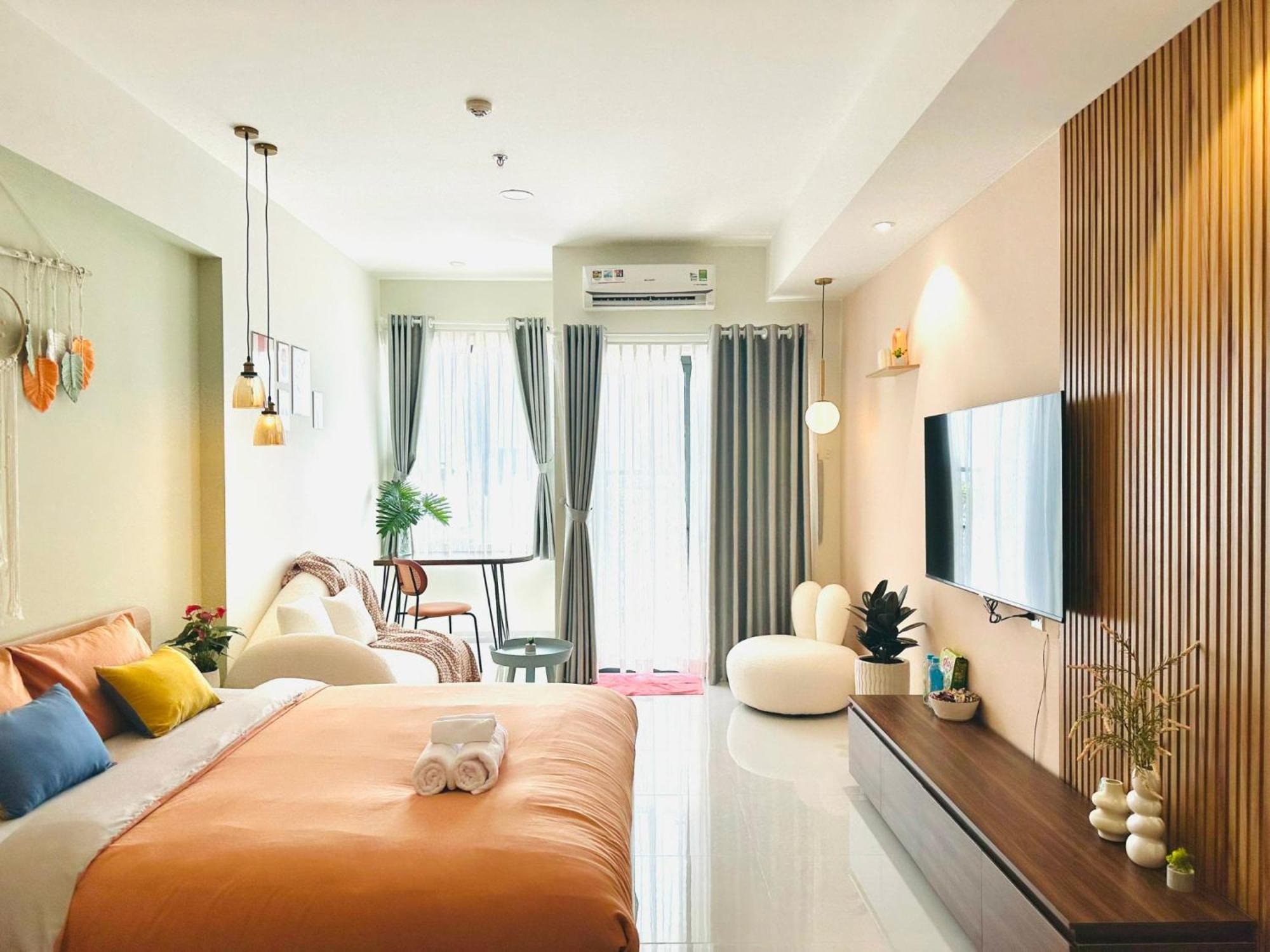 Căn hộ Doha Homes Soho #studio Luxury-1bed-lau Cao-moi