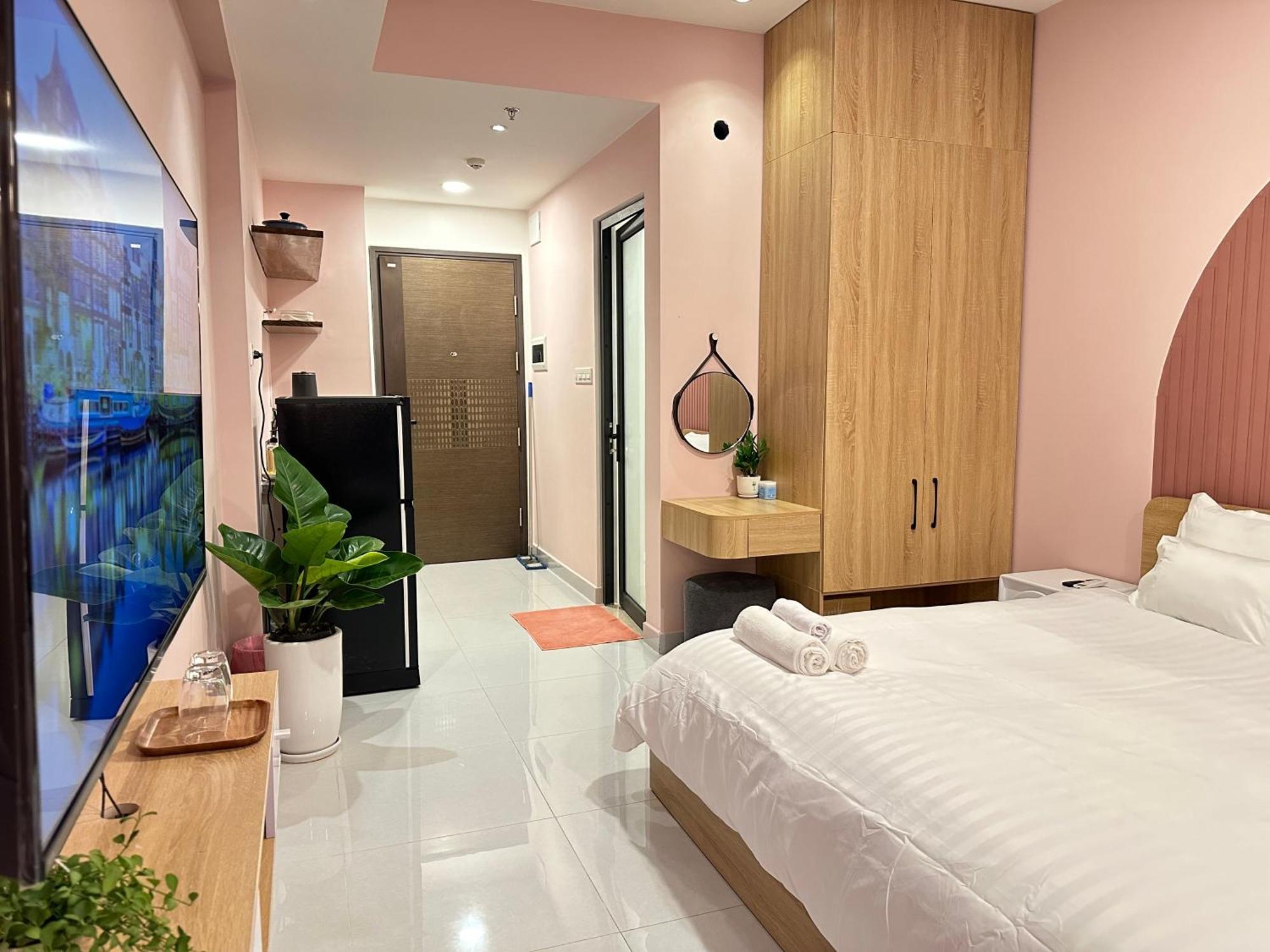 Căn hộ Doha Homes Soho #studio Luxury-1bed-lau Cao-moi *